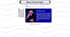 Desktop Screenshot of moseshogan.com